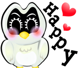 Cartoon The little owl v.0001 sticker #7316548