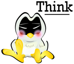 Cartoon The little owl v.0001 sticker #7316552