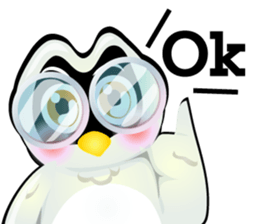 Cartoon The little owl v.0001 sticker #7316555