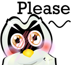 Cartoon The little owl v.0001 sticker #7316558