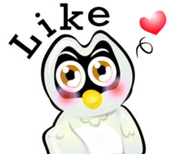 Cartoon The little owl v.0001 sticker #7316562