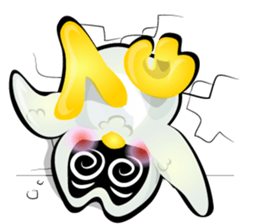 Cartoon The little owl v.0001 sticker #7316569