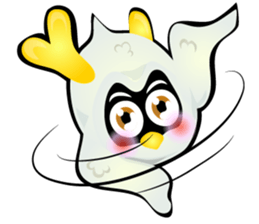 Cartoon The little owl v.0001 sticker #7316578