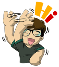 Eye-Glasses sticker #7316624