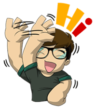 Eye-Glasses sticker #7316624