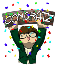 Eye-Glasses sticker #7316625