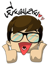 Eye-Glasses sticker #7316627