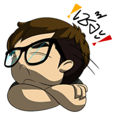 Eye-Glasses sticker #7316628