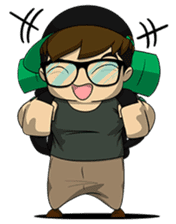 Eye-Glasses sticker #7316634