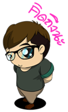 Eye-Glasses sticker #7316642