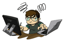 Eye-Glasses sticker #7316644