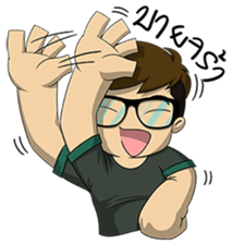 Eye-Glasses sticker #7316650