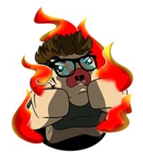 Eye-Glasses sticker #7316656