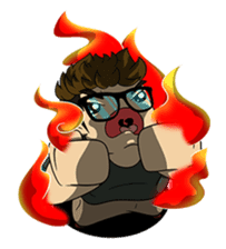 Eye-Glasses sticker #7316656