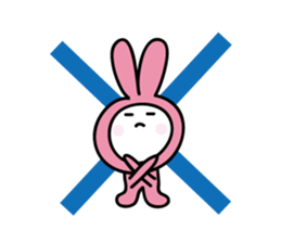 kigurumi rabbit sticker by keimaru sticker #7317086