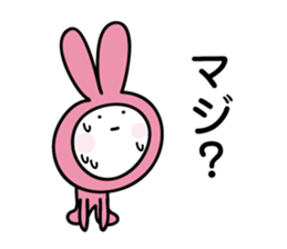 kigurumi rabbit sticker by keimaru sticker #7317097