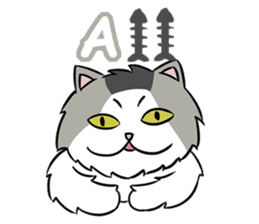 A-Z Cat's Words sticker #7317224