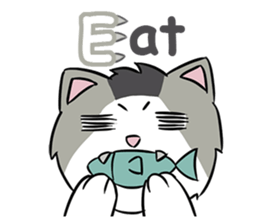 A-Z Cat's Words sticker #7317228