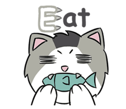 A-Z Cat's Words sticker #7317228