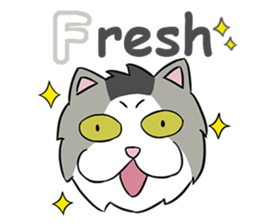 A-Z Cat's Words sticker #7317229