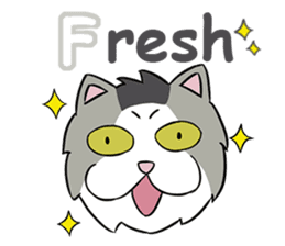 A-Z Cat's Words sticker #7317229