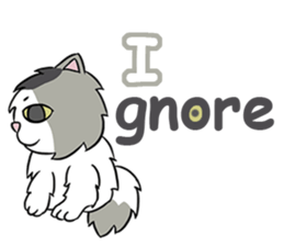 A-Z Cat's Words sticker #7317232