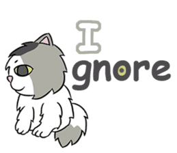 A-Z Cat's Words sticker #7317232