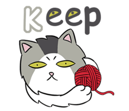 A-Z Cat's Words sticker #7317234