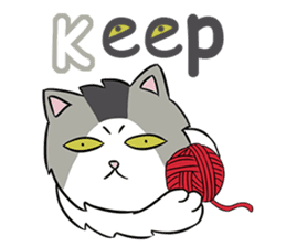 A-Z Cat's Words sticker #7317234