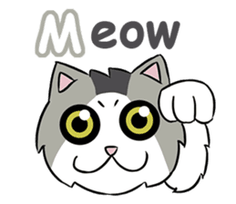 A-Z Cat's Words sticker #7317236