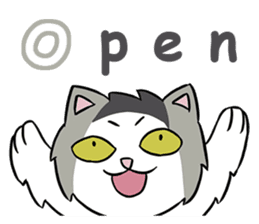 A-Z Cat's Words sticker #7317238