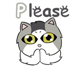 A-Z Cat's Words sticker #7317239