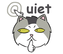 A-Z Cat's Words sticker #7317240