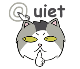 A-Z Cat's Words sticker #7317240