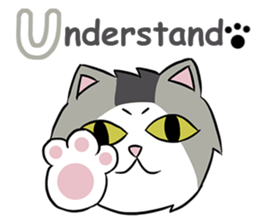 A-Z Cat's Words sticker #7317244