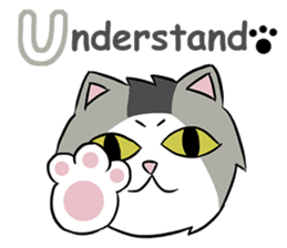 A-Z Cat's Words sticker #7317244