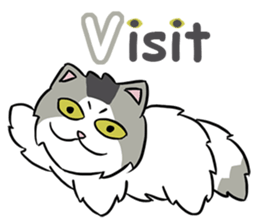 A-Z Cat's Words sticker #7317245