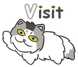 A-Z Cat's Words sticker #7317245