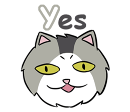 A-Z Cat's Words sticker #7317248