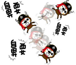 Pirate  Johnny Luke sticker #7317268