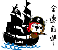 Pirate  Johnny Luke sticker #7317269