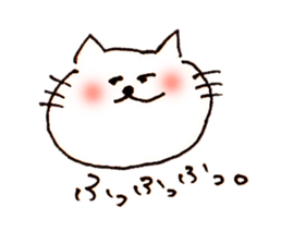 yuru japanese cat sticker #7317909