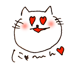 yuru japanese cat sticker #7317911