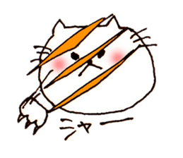 yuru japanese cat sticker #7317913