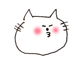 yuru japanese cat sticker #7317935