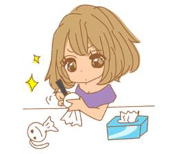Girls 3 Daily Life sticker #7317998