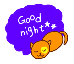 Cute Cat(YURU) sticker #7318787