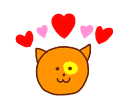 Cute Cat(YURU) sticker #7318792