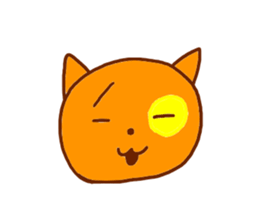 Cute Cat(YURU) sticker #7318801