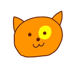 Cute Cat(YURU) sticker #7318804